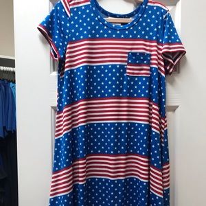 Lularoe Americana Scarlett Dress